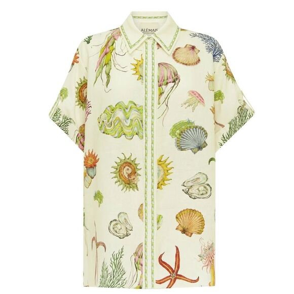 Alemais Sea Set - Selling the Sea Shirt AND Sea Shorts Together EUC - Picture 7 of 12